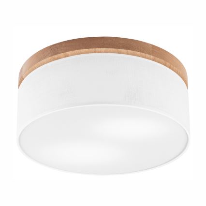 Brilagi - LED Taklampa BELLADONNA 2xE27/15W/230V Ø 40 cm vit/ek