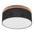 Brilagi - LED Taklampa BELLADONNA 2xE27/15W/230V svart/ek
