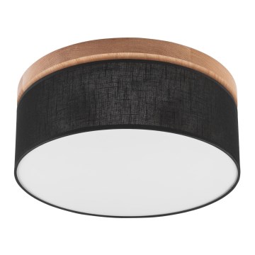 Brilagi - LED Taklampa BELLADONNA 2xE27/15W/230V svart/ek