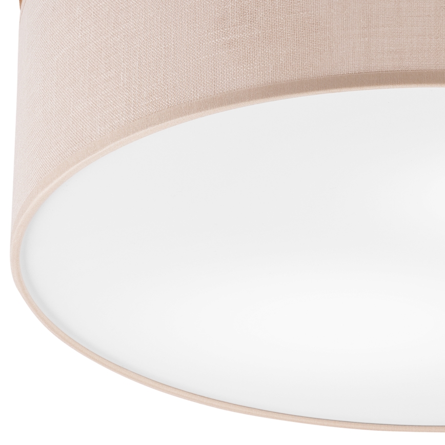 Brilagi - LED Taklampa BELLADONNA 2xE27/15W/230V Ø 40 cm beige/ek