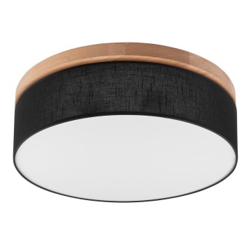 Brilagi - LED Taklampa BELLADONNA 3xE27/15W/230V svart/ek