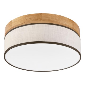 Brilagi - LED Taklampa BELLADONNA LED/20W/230V diameter 30 cm kräm/ek