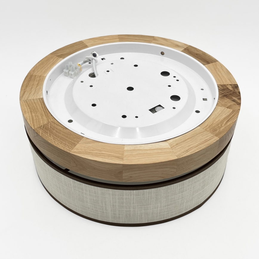 Brilagi - LED Taklampa BELLADONNA LED/20W/230V diameter 30 cm kräm/ek