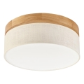 Brilagi - LED Taklampa BELLADONNA LED/20W/230V Ø 30 cm krämfärgad/ek