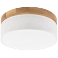 Brilagi - LED Taklampa BELLADONNA LED/20W/230V Ø 30 cm vit/eik
