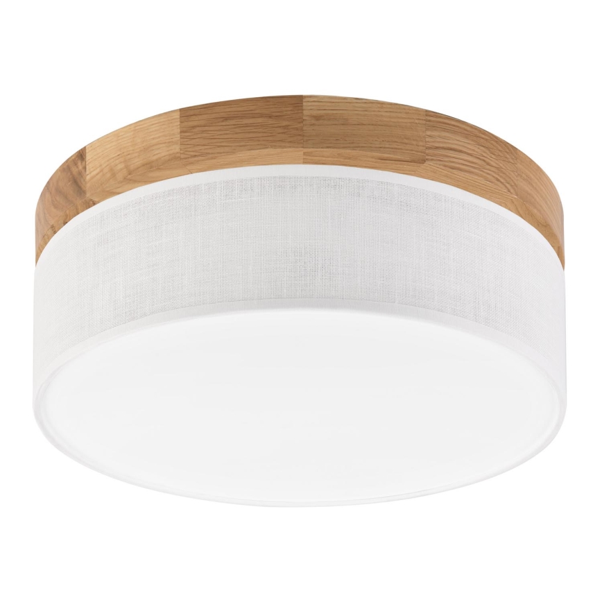 Brilagi - LED Taklampa BELLADONNA LED/20W/230V Ø 30 cm vit/eik