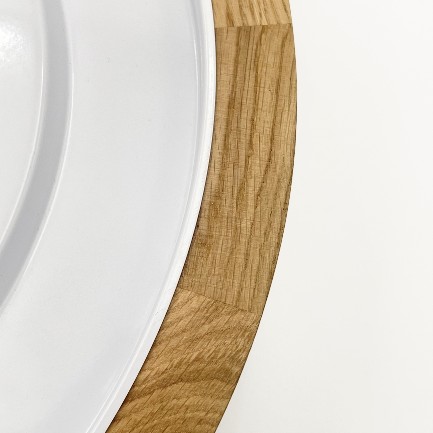 Brilagi - LED taklampa BELLADONNA LED/36W/230V Ø 40 cm krämvit/ek