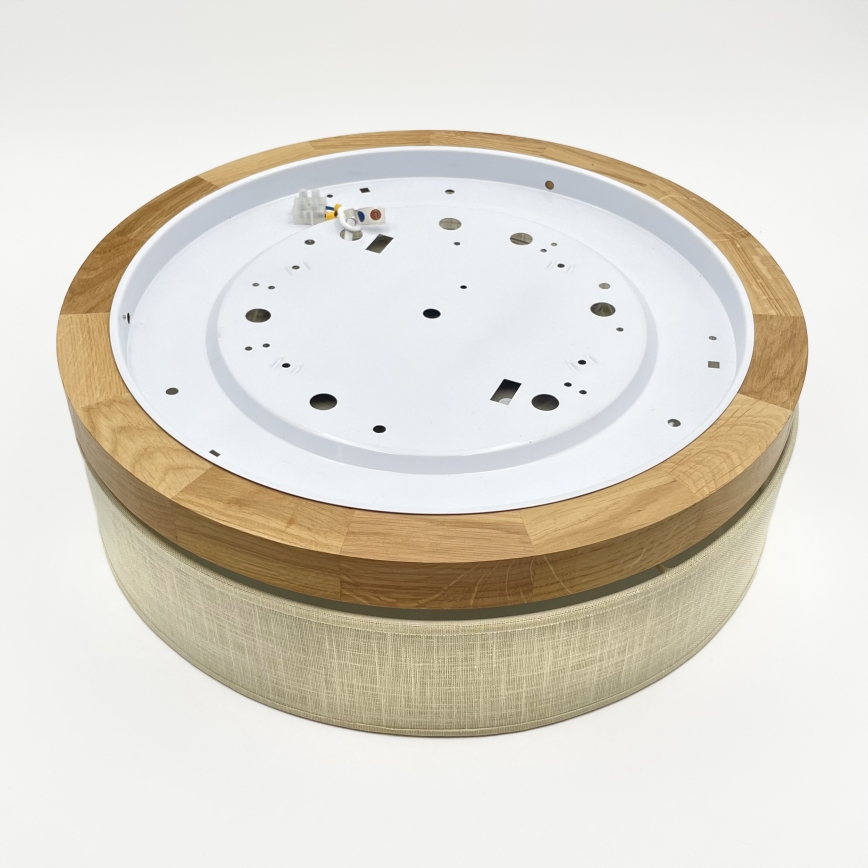 Brilagi - LED taklampa BELLADONNA LED/36W/230V Ø 40 cm krämvit/ek