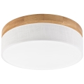 Brilagi - LED Taklampa BELLADONNA LED/36W/230V Ø 40 cm vit/eik