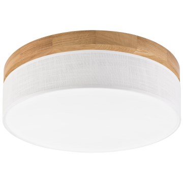 Brilagi - LED Taklampa BELLADONNA LED/36W/230V Ø 40 cm vit/eik