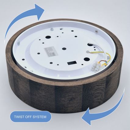 Brilagi - LED Taklampa CARVALHO 1xE27/60W/230V ek diameter 27 cm