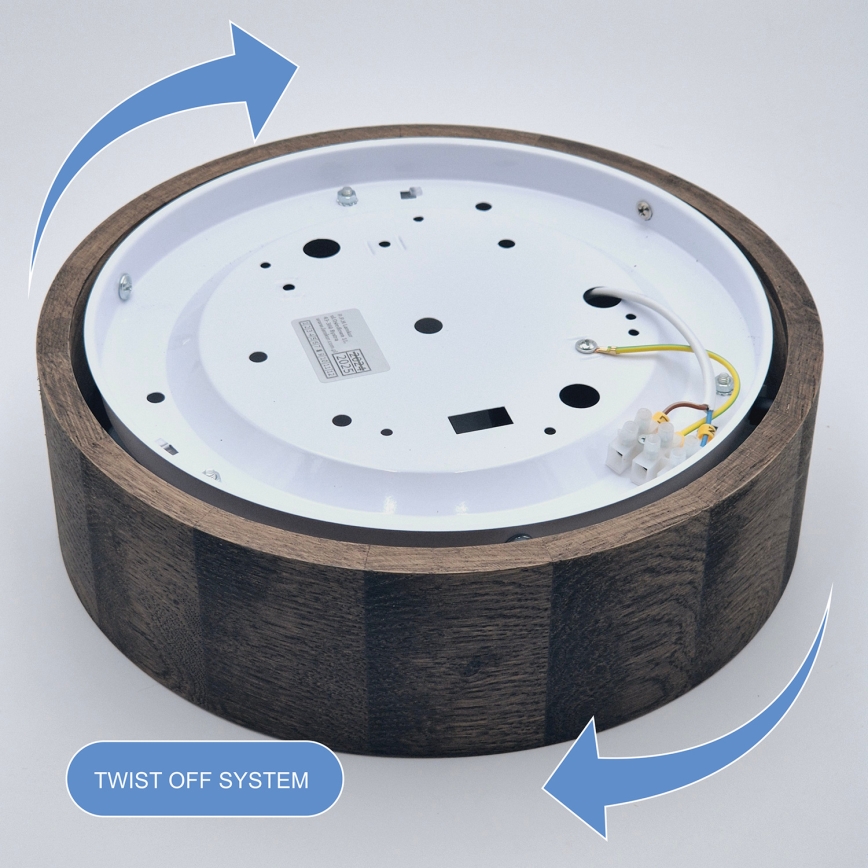 Brilagi - LED Taklampa CARVALHO 1xE27/60W/230V ek diameter 27 cm
