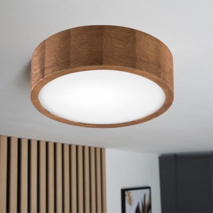 Brilagi - LED taklampa CARVALHO 1xE27/60W/230V ek körsbär diameter 27 cm