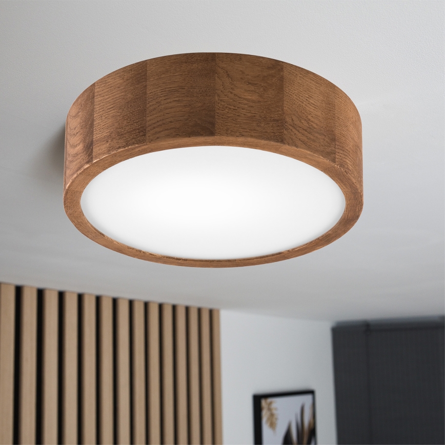 Brilagi - LED taklampa CARVALHO 1xE27/60W/230V ek körsbär diameter 27 cm