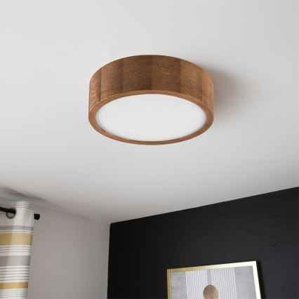 Brilagi - LED taklampa CARVALHO 1xE27/60W/230V ek körsbär diameter 27 cm