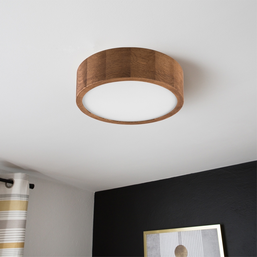 Brilagi - LED taklampa CARVALHO 1xE27/60W/230V ek körsbär diameter 27 cm