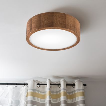 Brilagi - LED taklampa CARVALHO 1xE27/60W/230V ek körsbär diameter 27 cm