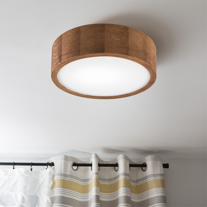 Brilagi - LED taklampa CARVALHO 1xE27/60W/230V ek körsbär diameter 27 cm