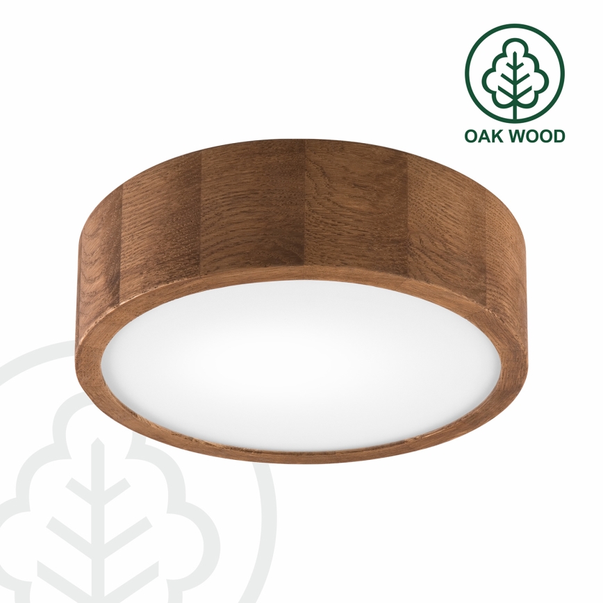 Brilagi - LED taklampa CARVALHO 1xE27/60W/230V ek körsbär diameter 27 cm
