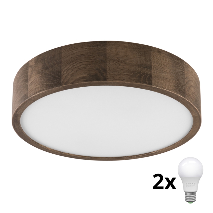 Brilagi - LED Taklampa CARVALHO 2xE27/60W/230V ek diameter 37 cm
