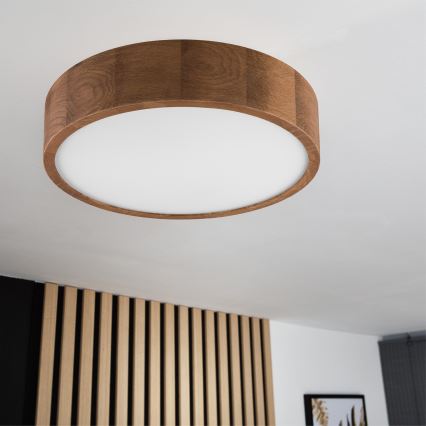 Brilagi - LED taklampa CARVALHO 2xE27/60W/230V ek körsbär diameter 37 cm
