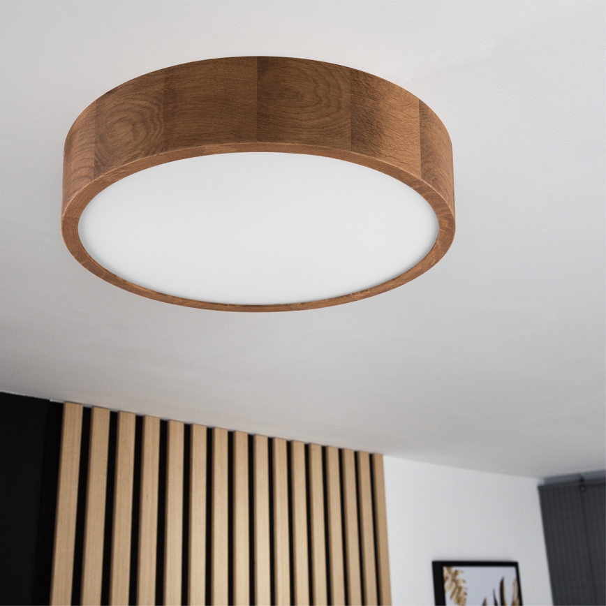 Brilagi - LED taklampa CARVALHO 2xE27/60W/230V ek körsbär diameter 37 cm