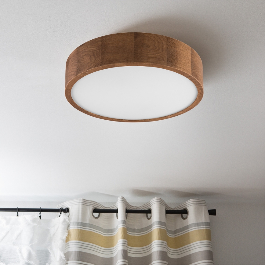 Brilagi - LED taklampa CARVALHO 2xE27/60W/230V ek körsbär diameter 37 cm