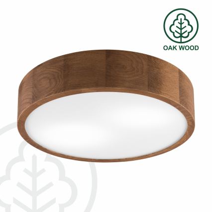 Brilagi - LED taklampa CARVALHO 2xE27/60W/230V ek körsbär diameter 37 cm