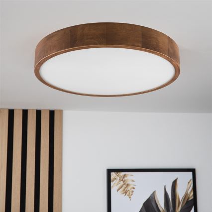 Brilagi - LED taklampa CARVALHO 3xE27/60W/230V ek körsbär diameter 47 cm