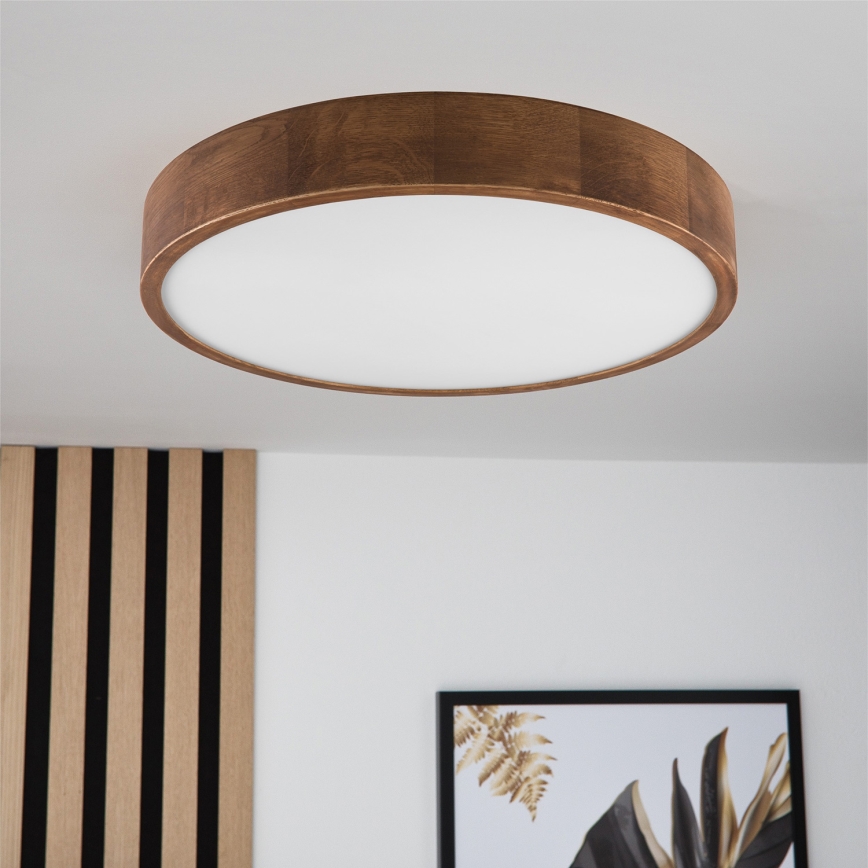 Brilagi - LED taklampa CARVALHO 3xE27/60W/230V ek körsbär diameter 47 cm
