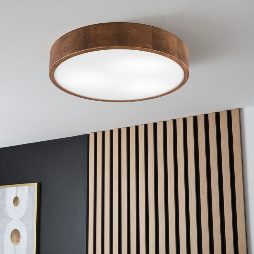 Brilagi - LED taklampa CARVALHO 3xE27/60W/230V ek körsbär diameter 47 cm