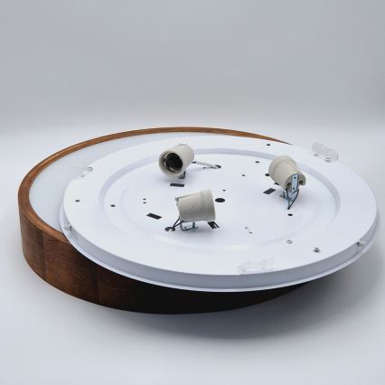 Brilagi - LED taklampa CARVALHO 3xE27/60W/230V ek körsbär diameter 47 cm
