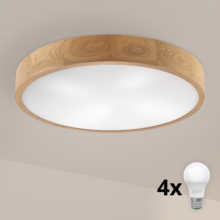 Brilagi - LED Taklampa CARVALHO 4xE27/60W/230V ek 57,5 cm