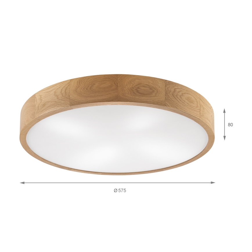 Brilagi - LED Taklampa CARVALHO 4xE27/60W/230V ek 57,5 cm