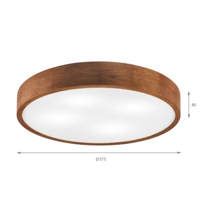 Brilagi - LED Taklampa CARVALHO 4xE27/60W/230V ek (tulpan) pr. 57,5 cm