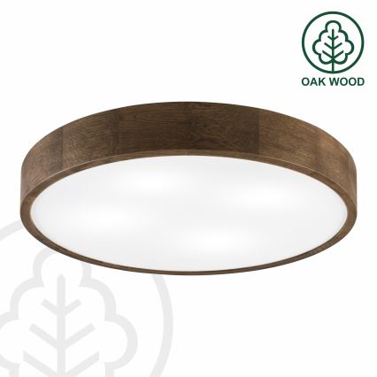 Brilagi - LED Taklampa CARVALHO 4xE27/60W/230V valnöt Ø 57,5 cm