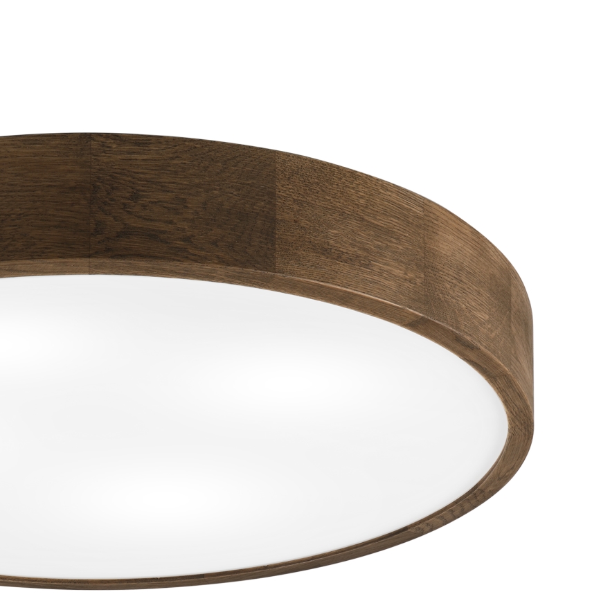 Brilagi - LED Taklampa CARVALHO 4xE27/60W/230V valnöt Ø 57,5 cm