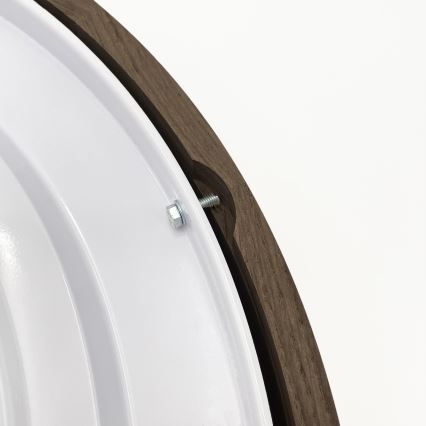 Brilagi - LED Taklampa CARVALHO 4xE27/60W/230V valnöt Ø 57,5 cm