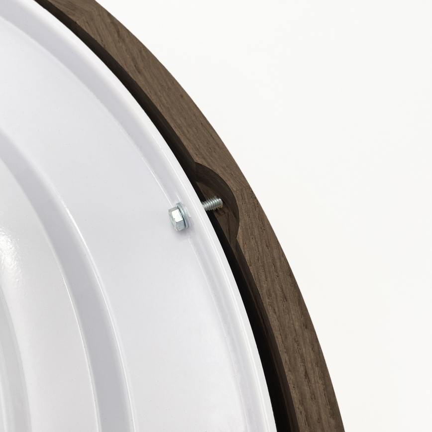 Brilagi - LED Taklampa CARVALHO 4xE27/60W/230V valnöt Ø 57,5 cm