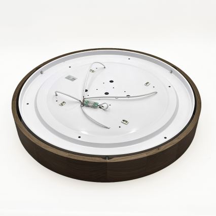 Brilagi - LED Taklampa CARVALHO 4xE27/60W/230V valnöt Ø 57,5 cm