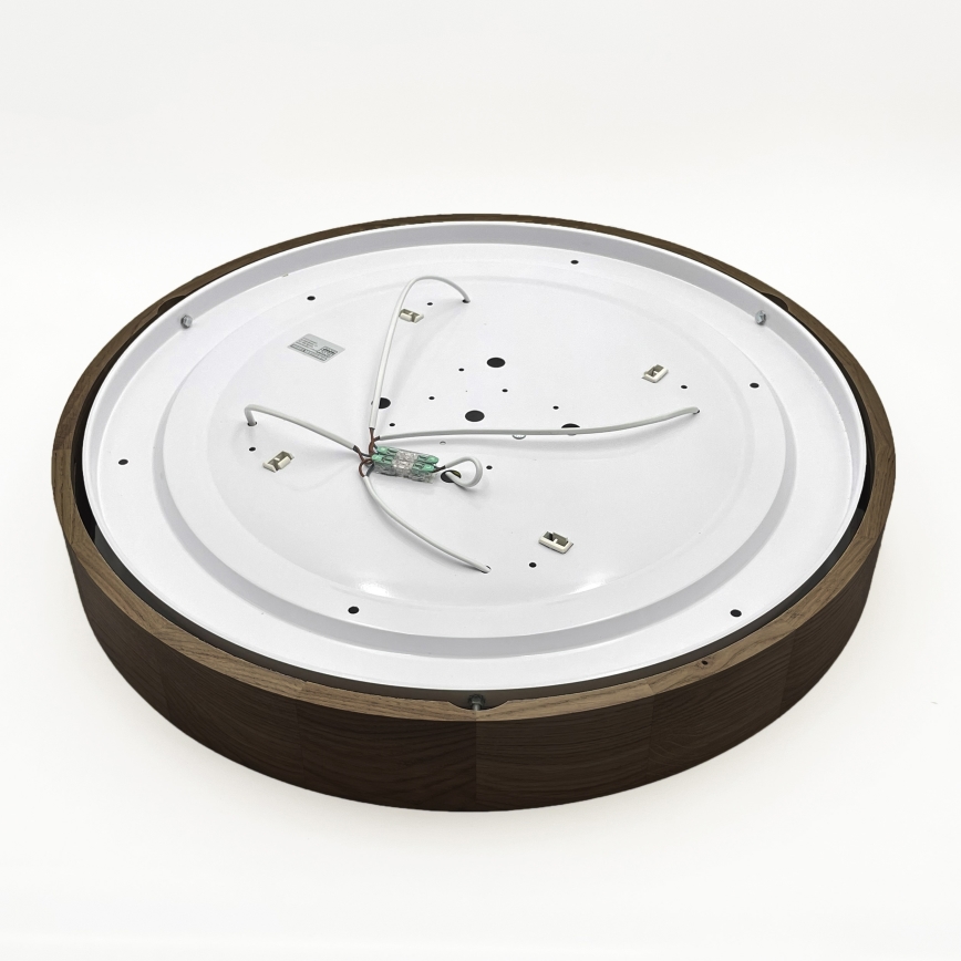 Brilagi - LED Taklampa CARVALHO 4xE27/60W/230V valnöt Ø 57,5 cm