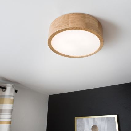 Brilagi - LED-taklampa CARVALHO LED/20W/230V ek Ø 27,5 cm