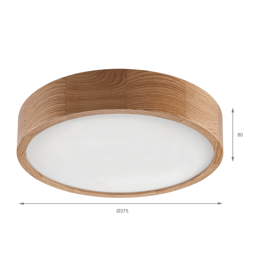 Brilagi - LED-taklampa CARVALHO LED/36W/230V ek Ø 37,5 cm