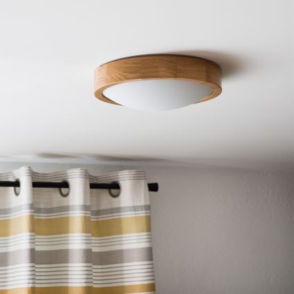 Brilagi - LED taklampa CARVALHO SLIM 1xE27/60W/230V ek diameter 27 cm