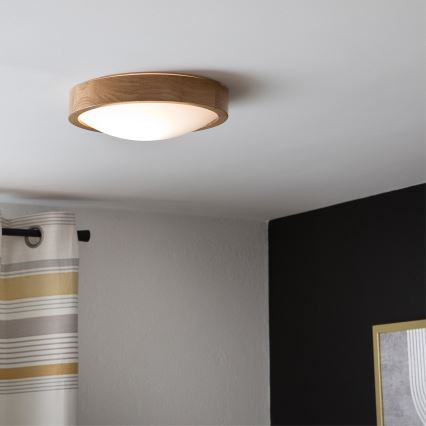 Brilagi - LED taklampa CARVALHO SLIM 1xE27/60W/230V ek diameter 27 cm
