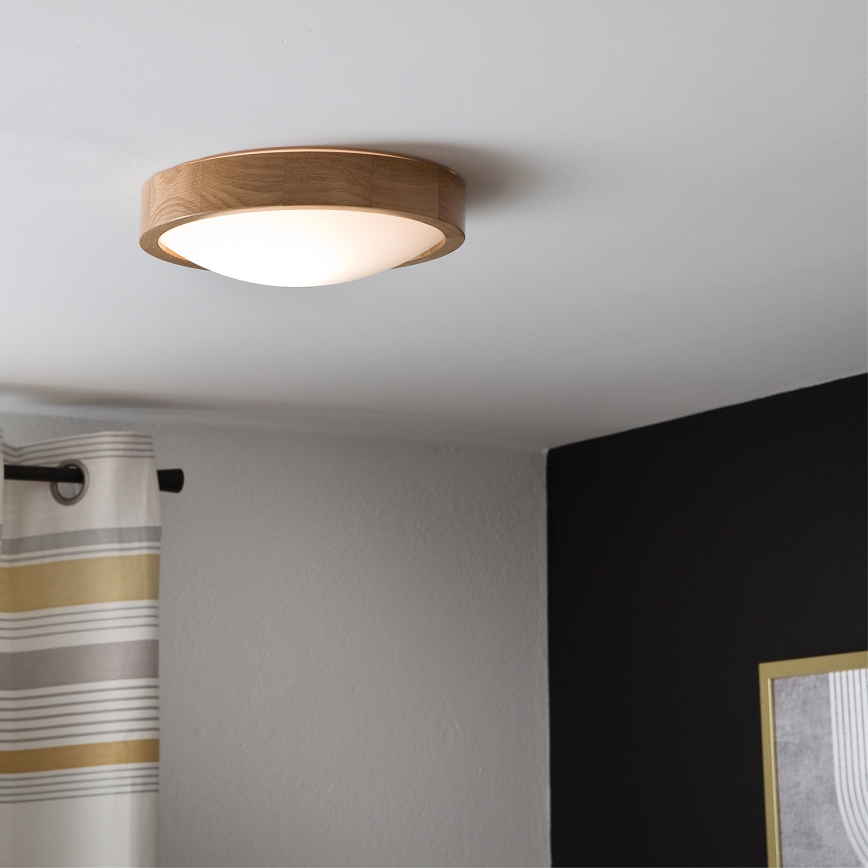 Brilagi - LED taklampa CARVALHO SLIM 1xE27/60W/230V ek diameter 27 cm