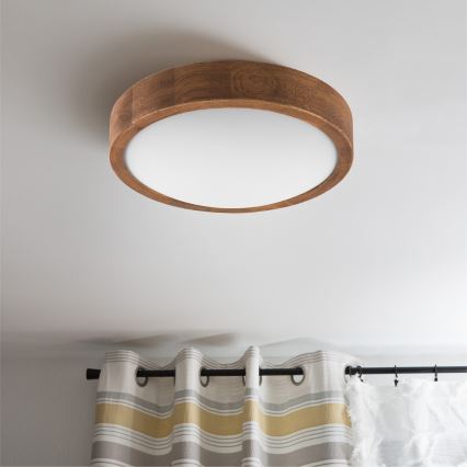 Brilagi - LED taklampa CARVALHO SLIM 1xE27/60W/230V ek körsbär diameter 27 cm