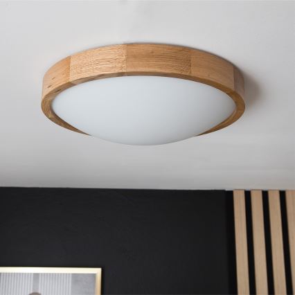 Brilagi - LED taklampa CARVALHO SLIM 2xE27/60W/230V ek diameter 37 cm