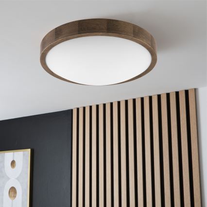 Brilagi - LED Taklampa CARVALHO SLIM 2xE27/60W/230V ek diameter 37 cm