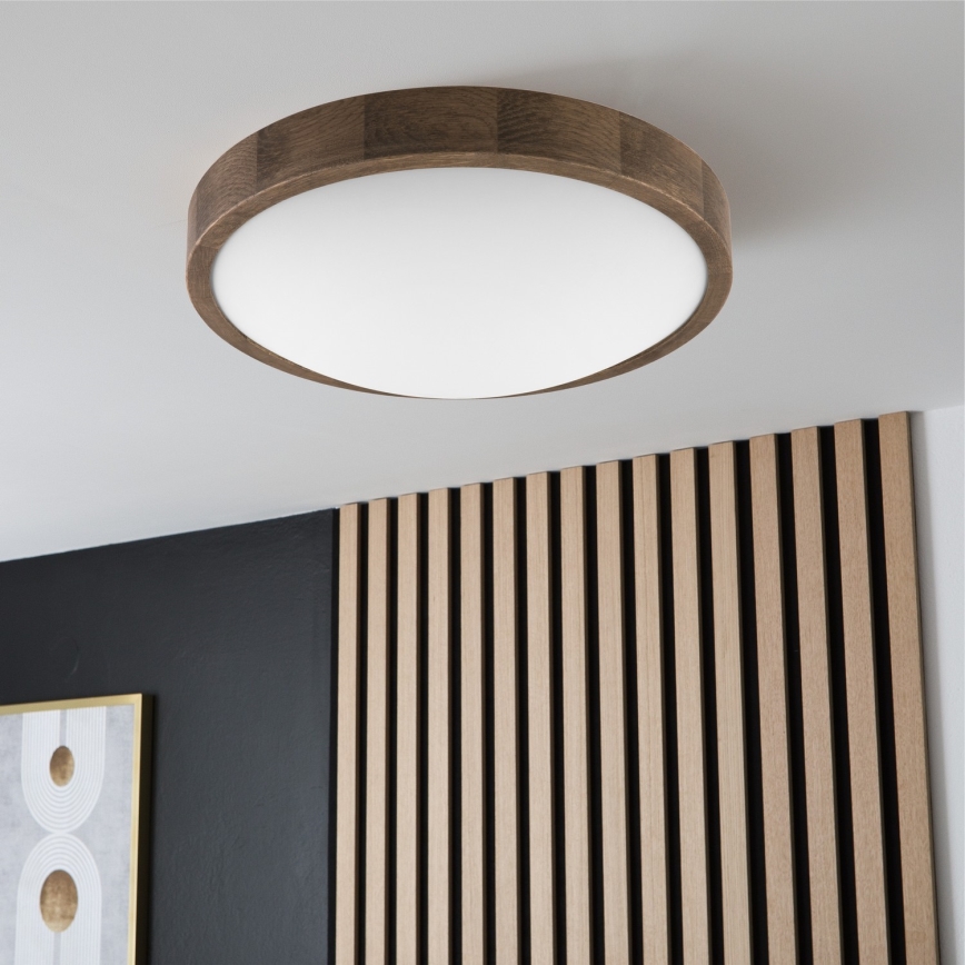 Brilagi - LED Taklampa CARVALHO SLIM 2xE27/60W/230V ek diameter 37 cm